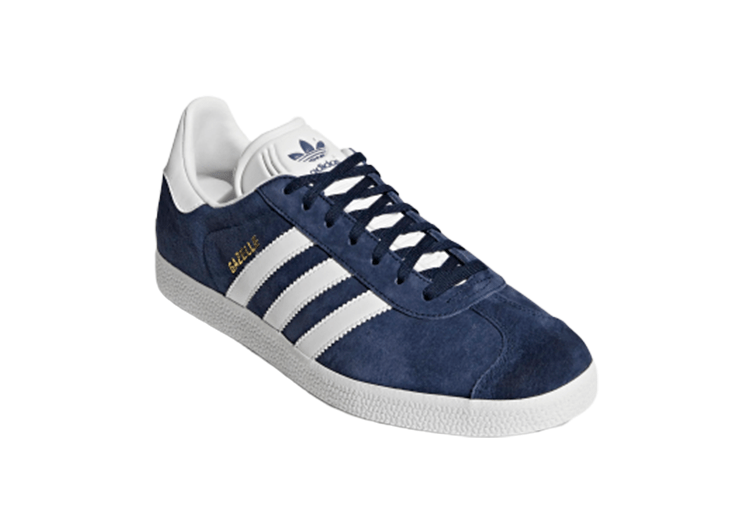 ADIDAS GAZELLE SHOES NAVE-BLUE WHITE – תמונה 2