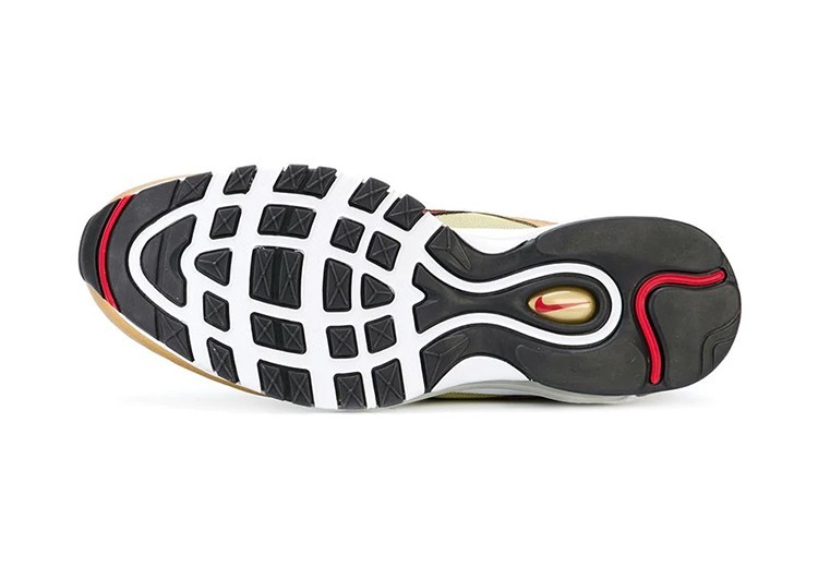 נעלי נייק-Nike Air Max 97 GOLD WHITE – תמונה 5