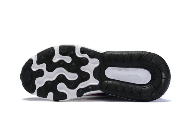 Nike Air Max 270 React White Blue Red – תמונה 4