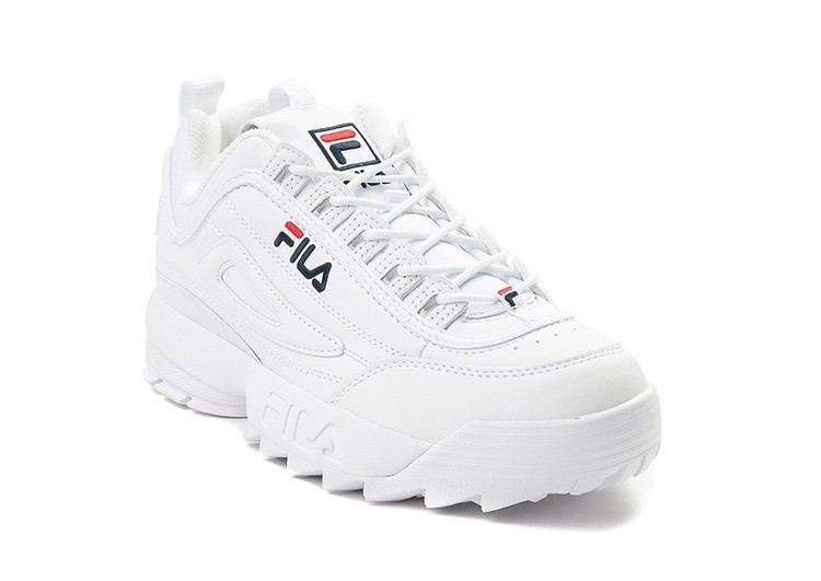 נעלי פילה-Fila Disruptor 2 Premium Athletic Shoes-White – תמונה 2