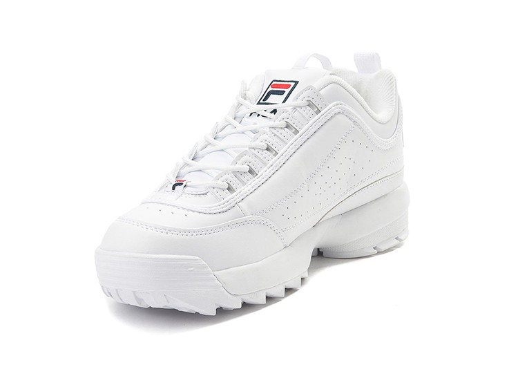 נעלי פילה-Fila Disruptor 2 Premium Athletic Shoes-White – תמונה 4