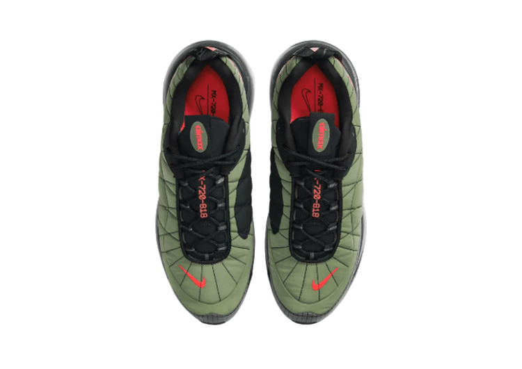 NIKE AIR MAX 720 BLACK-ARMY GREEN – תמונה 6