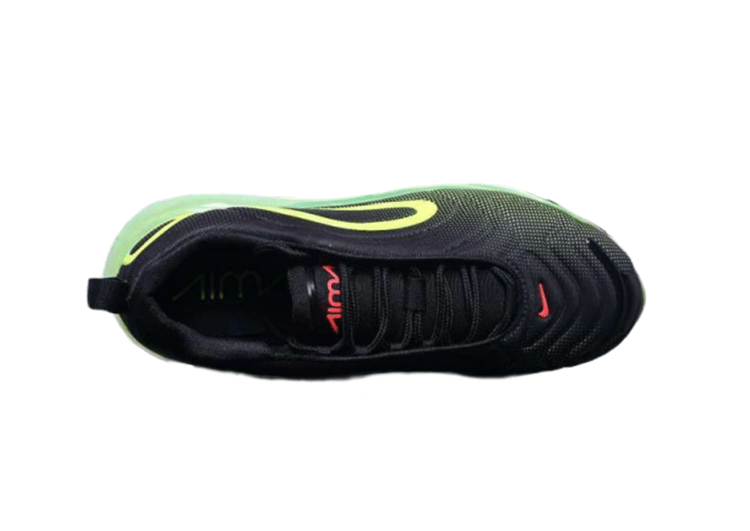 NIKE AIR MAX 720 BLACK - LIGHT GREEN – תמונה 4