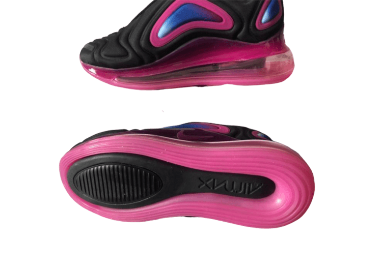 NIKE AIR MAX 720 BLACK-PINK BLUE – תמונה 3