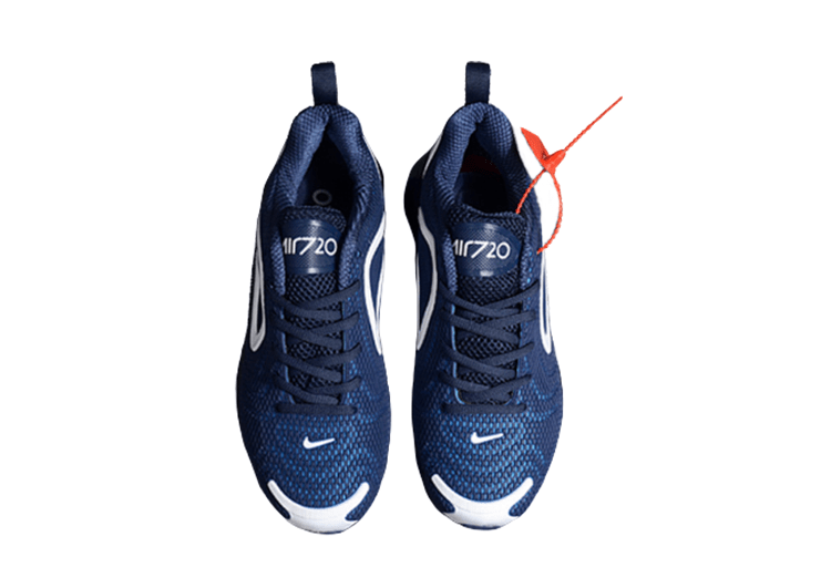 NIKE AIR MAX 720 BLUE - WHITE LOGO – תמונה 6