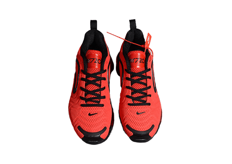 NIKE AIR MAX 720 RED - BLACK LOGO – תמונה 6