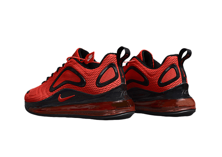 NIKE AIR MAX 720 RED - BLACK LOGO – תמונה 3