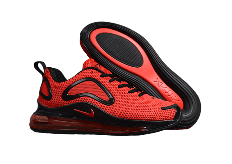 NIKE AIR MAX 720 RED - BLACK LOGO – תמונה 2
