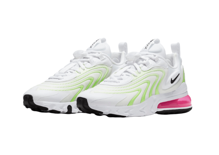 נעלי נייק-nike air max270 PINK-WHITE-GREEN – תמונה 2