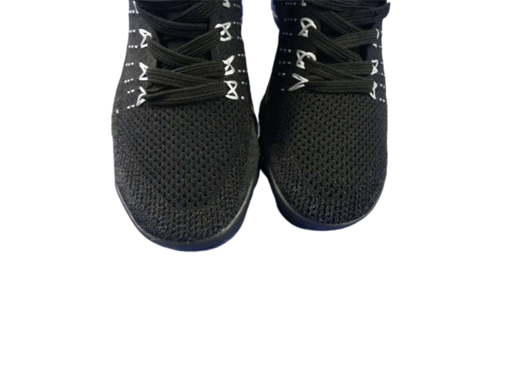 נעלי נייק-Nike Air Vapor Max Flyknit 2.0W BLACK-GOLDEN LOGO – תמונה 4