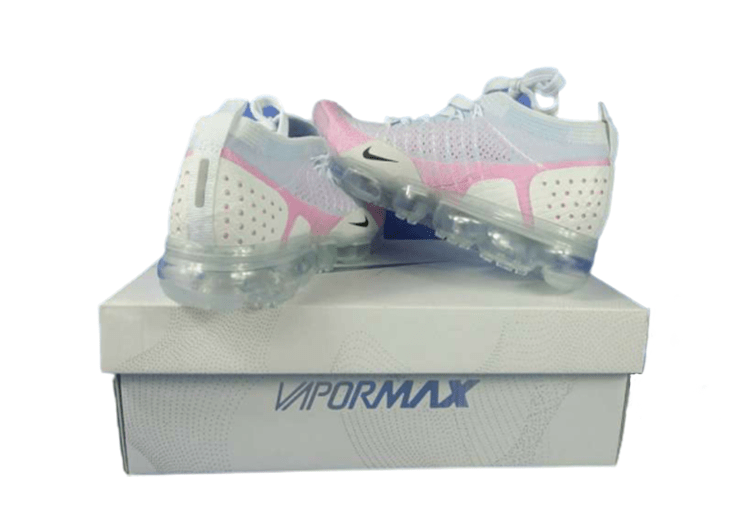 נעלי נייק-Nike Air Vapor Max Flyknit 2.0W WHITE-PINK – תמונה 3