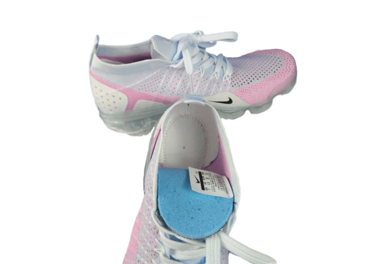 נעלי נייק-Nike Air Vapor Max Flyknit 2.0W WHITE-PINK – תמונה 5