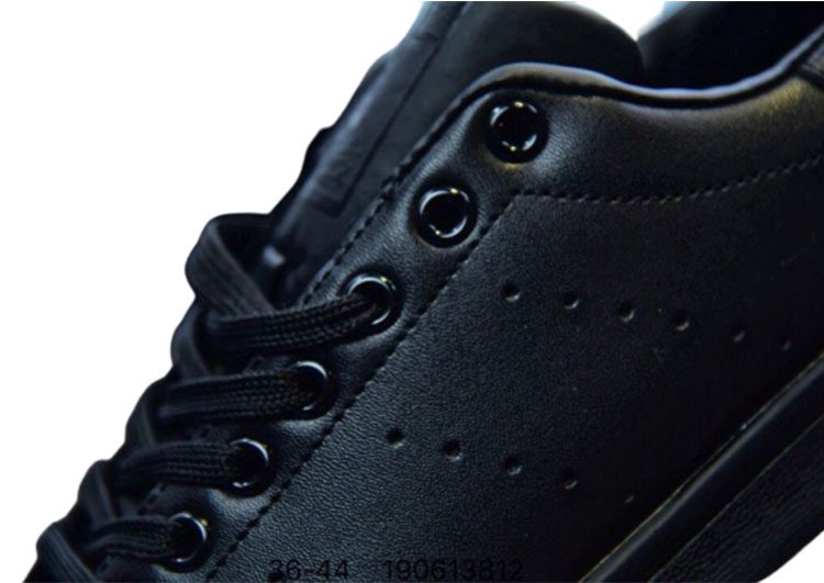נעלי אדידס-ADIDAS Stan Smith - Full Black – תמונה 8