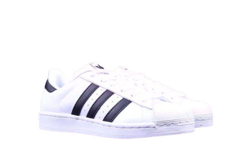 נעלי אדידס-ADIDAS Stan Smith - Shell Head White Black Label – תמונה 3