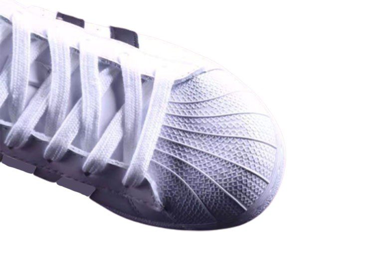 נעלי אדידס-ADIDAS Stan Smith - Shell Head White Black Label – תמונה 8