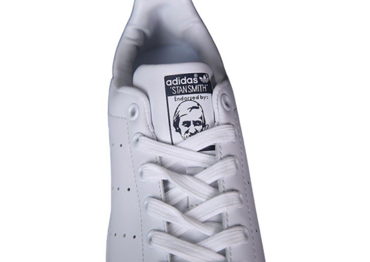 נעלי אדידס-ADIDAS Stan Smith - White Dark Blue Tail – תמונה 6