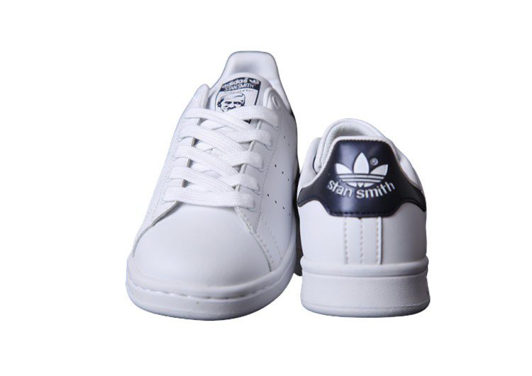 נעלי אדידס-ADIDAS Stan Smith - White Dark Blue Tail – תמונה 2