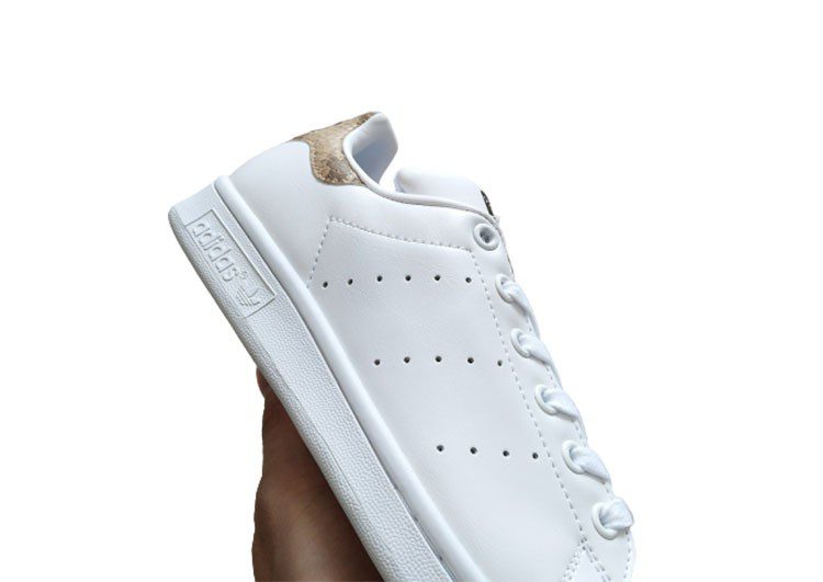 נעלי אדידס-ADIDAS Stan Smith - White - Grain Brown – תמונה 3