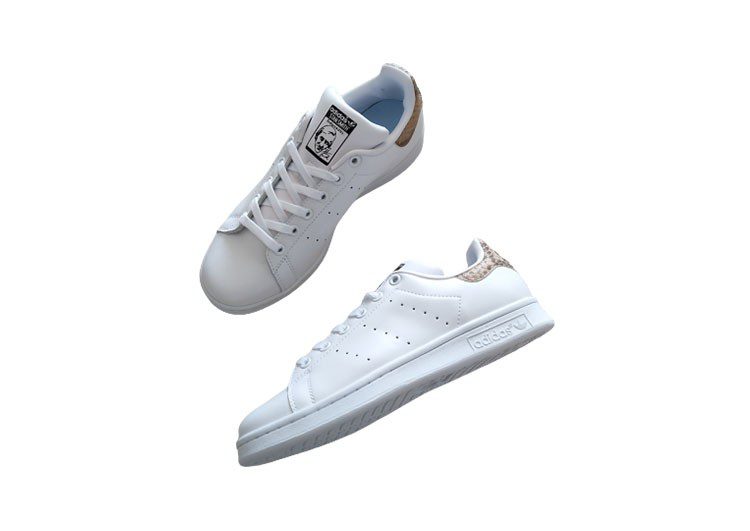 נעלי אדידס-ADIDAS Stan Smith - White - Grain Brown – תמונה 6