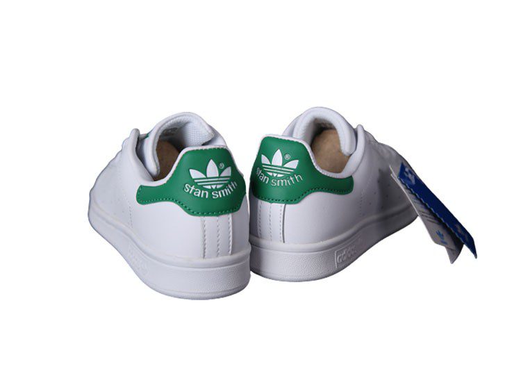 נעלי אדידס-ADIDAS Stan Smith - White Green Tail – תמונה 4