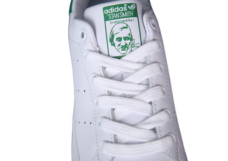 נעלי אדידס-ADIDAS Stan Smith - White Green Tail – תמונה 6