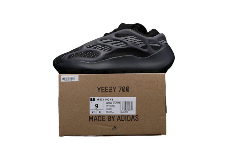 נעלי אדידס-Adidas Yeezy Boost 700-Nero-Mid Grey – תמונה 4
