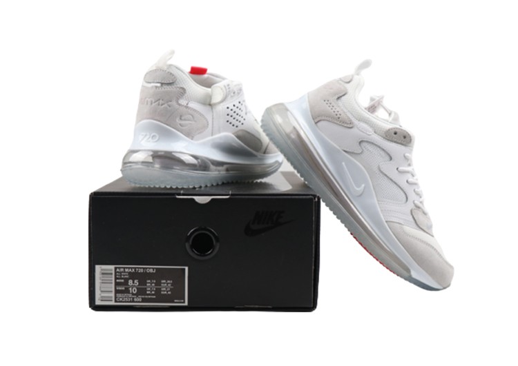 NIKE AIR MAX 720 PALE SLATE -SILVER – תמונה 3