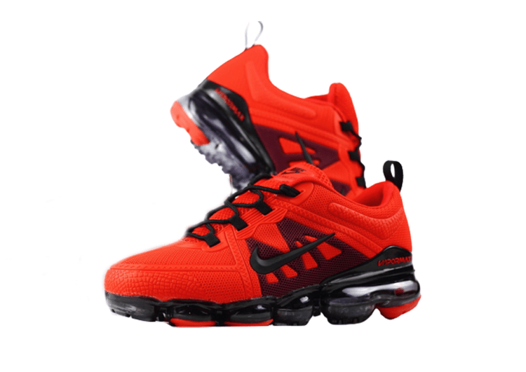 נעלי נייק-NIKE AIR VAPROMAX 2019-RED-BLACK – תמונה 3