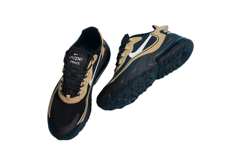 Nike Air Max 270 React TALLOW- BLACK PEARL – תמונה 2