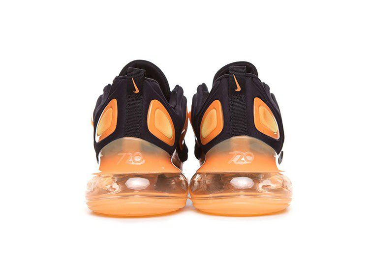 Nike Air Max 720 Black & Atomic Tangerine – תמונה 4