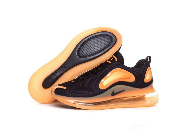 Nike Air Max 720 Black & Atomic Tangerine – תמונה 3