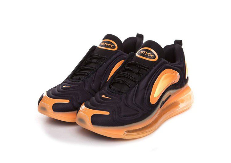 Nike Air Max 720 Black & Atomic Tangerine – תמונה 2