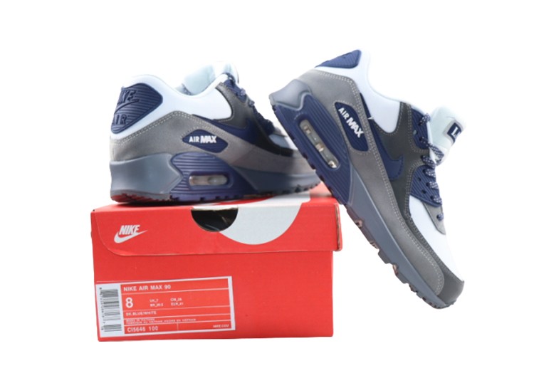 נעלי נייק-Nike Air Max 90 GULF BLUE-LAVENDER – תמונה 3