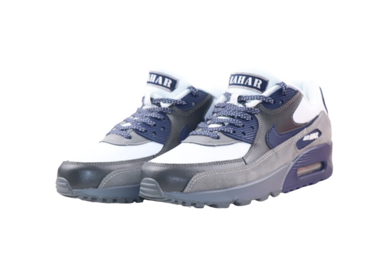 נעלי נייק-Nike Air Max 90 GULF BLUE-LAVENDER – תמונה 2
