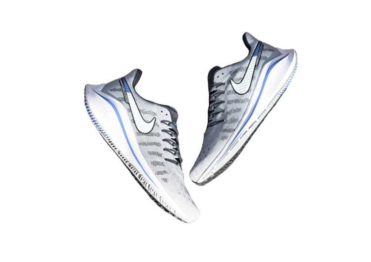 נעלי נייק-Nike Air Zoom Mariah Flyknit Racer- ZIRCON- STORM GREY – תמונה 3