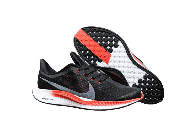 נעלי נייק-Nike Zoom Pegasus 35 Black Russian-Fire Brick – תמונה 8