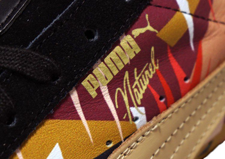 נעלי פומה-PUMA X NATUREL CLYDE 3D-Black-Tan – תמונה 8