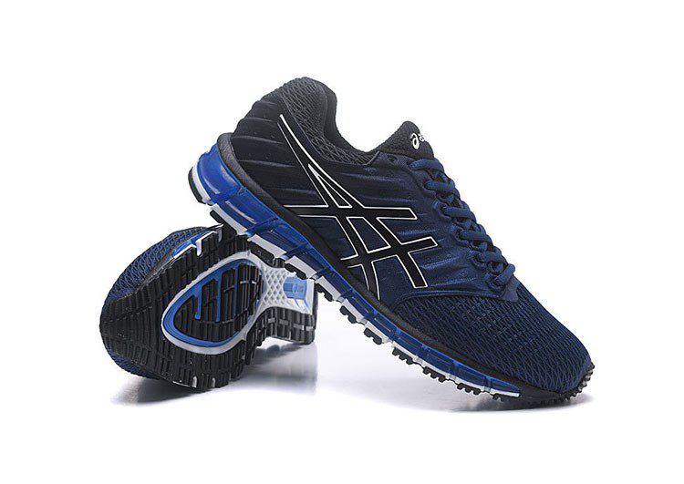 נעלי אסיקס-ASICS - Black & Dark-Blue Border – תמונה 5