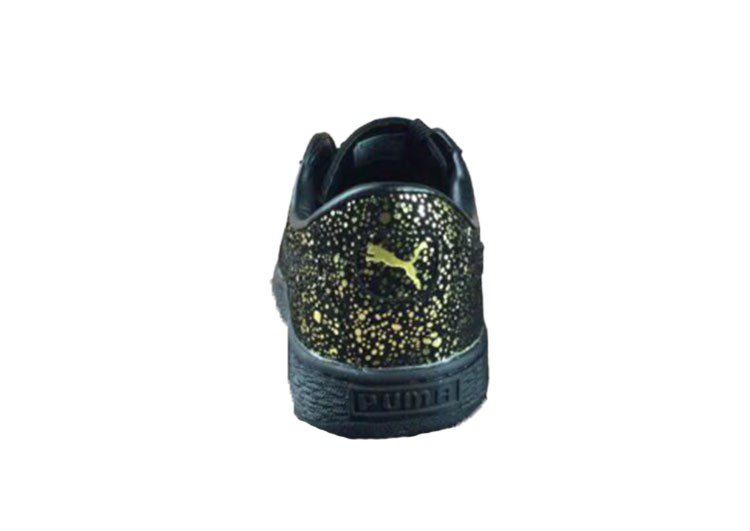 נעלי פומה-PUMA Suede Splatter joint model moonlight gold and Black – תמונה 8