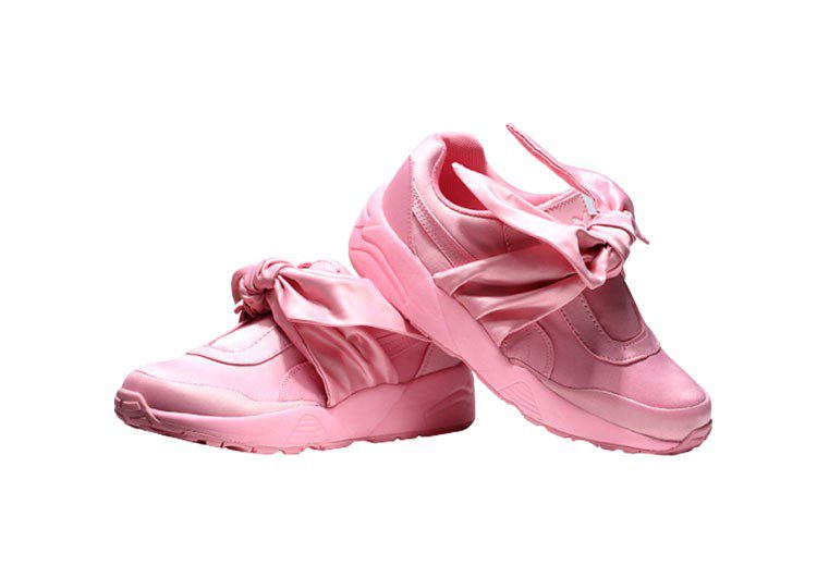 נעלי פומה- PUMA rihanna bow rubbon silk cherry blossom pink -Can Can – תמונה 4
