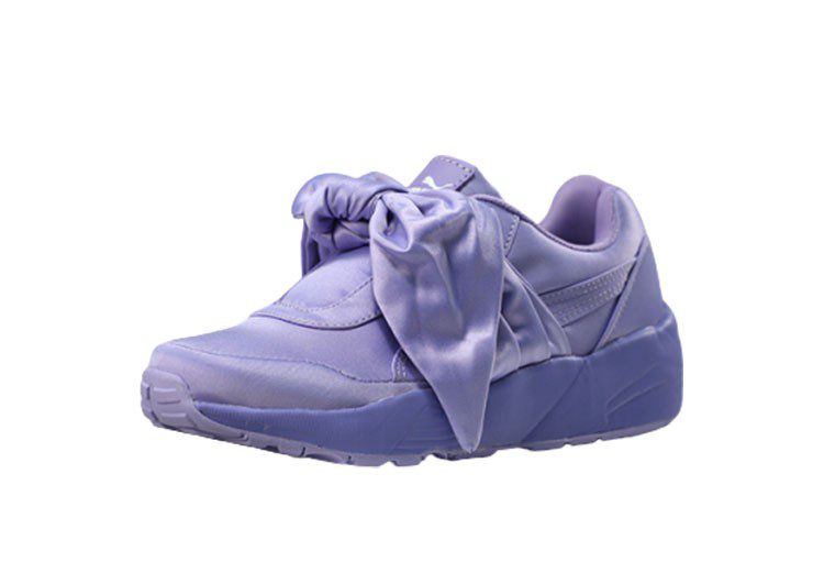 נעלי פומה- PUMA rihanna bow rubbon silk cherry blossom pink -Wild Blue Yonder – תמונה 3