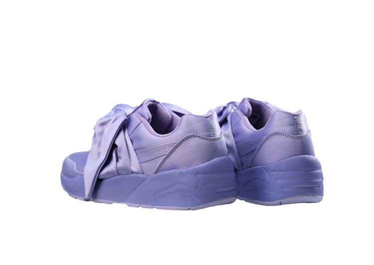 נעלי פומה- PUMA rihanna bow rubbon silk cherry blossom pink -Wild Blue Yonder – תמונה 7
