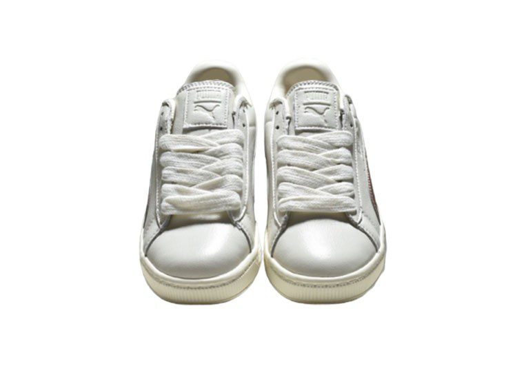 נעלי פומה-Puma Basket classic LFS-Snow Drift-Medium Wood – תמונה 5