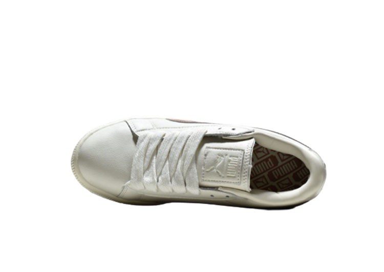נעלי פומה-Puma Basket classic LFS-Snow Drift-Medium Wood – תמונה 7