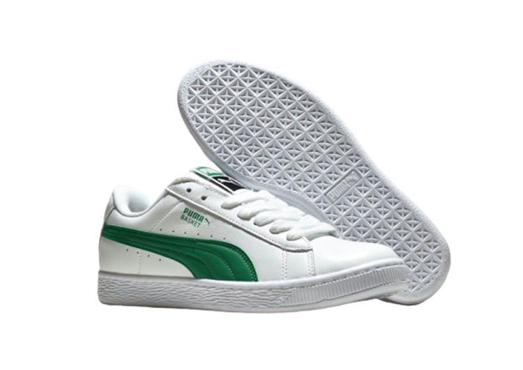 נעלי פומה-Puma Basket classic LFS-White-Green – תמונה 9