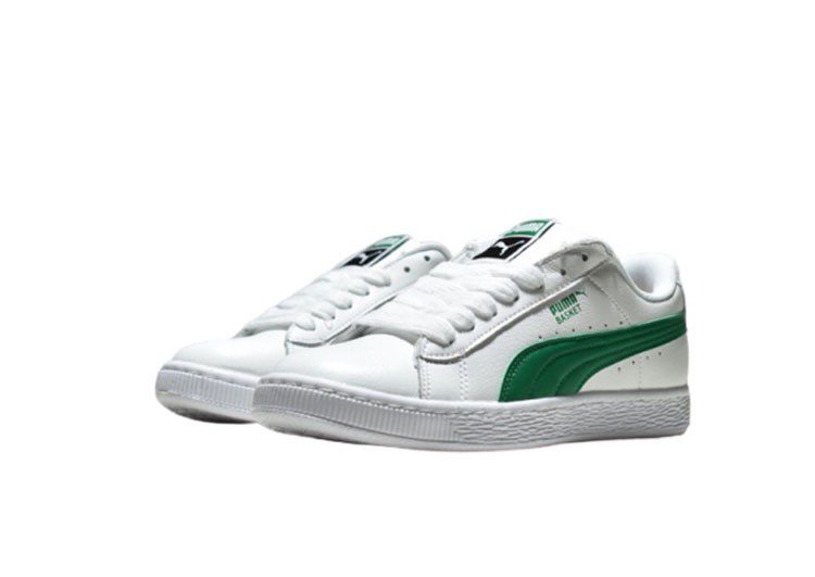 נעלי פומה-Puma Basket classic LFS-White-Green – תמונה 4