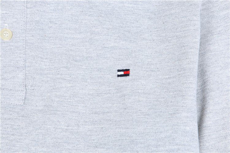 טומי הילפיגר-TOMMY POLO LONG MEN'S - Gray – תמונה 12