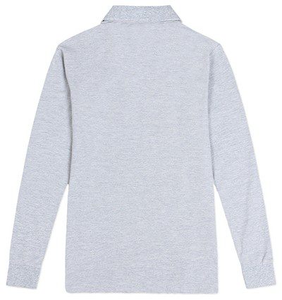 טומי הילפיגר-TOMMY POLO LONG MEN'S - Gray – תמונה 2