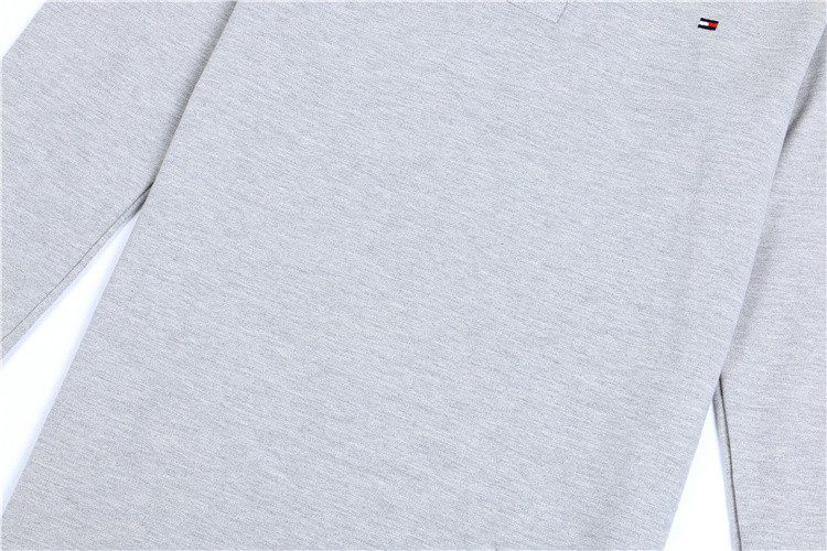 טומי הילפיגר-TOMMY POLO LONG MEN'S - Gray – תמונה 11