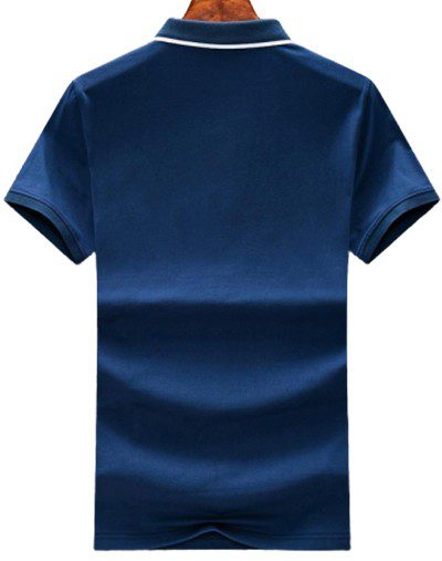 בוס-HUGO BOSS POLO TSHIRT MEN'S - Bahama Blue – תמונה 2